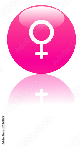 boule 3D femme reflet