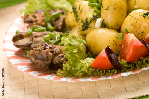Obraz na płótnie testy dish