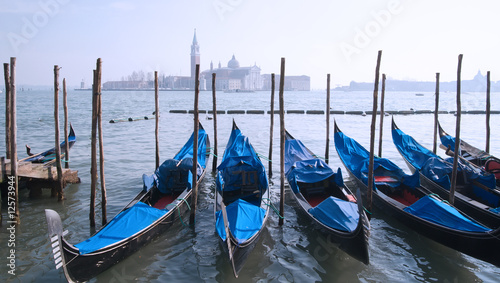 Gondolas in Venice © Ella