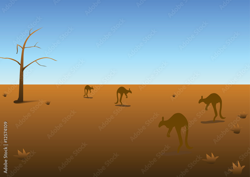 Naklejka premium Australian panorama