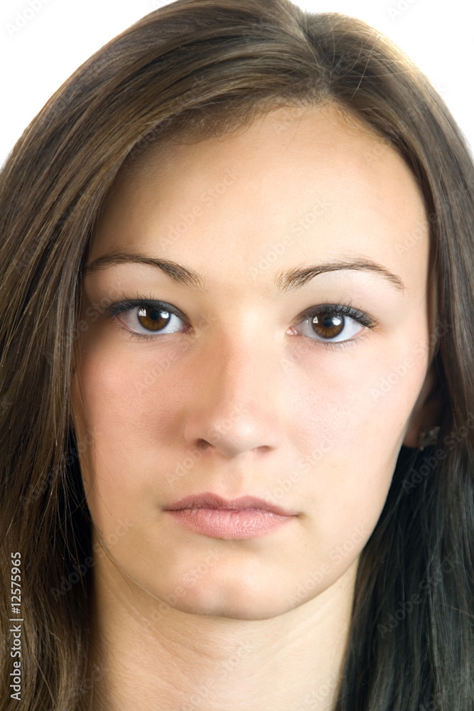 Teenager Close up - Isolated Teenager Close up - Isolated