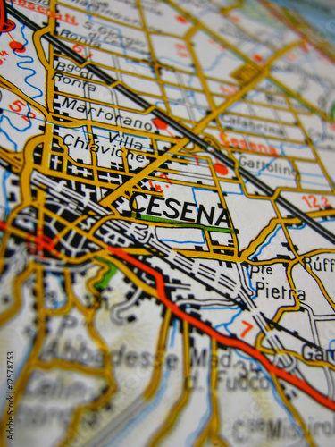 cartina cesena