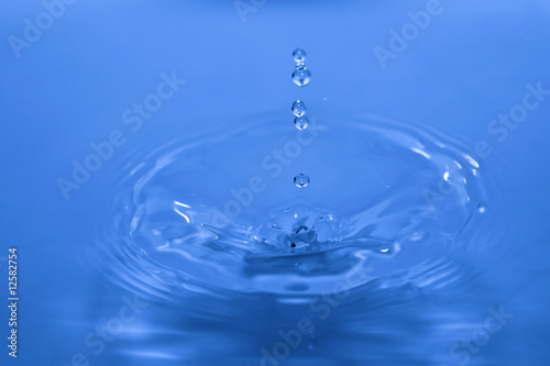 abstract blue water splash background
