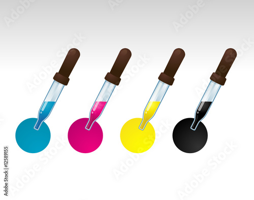 CMYK pipettes © christemo