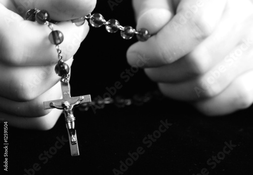 Quadro su tela rosary beads