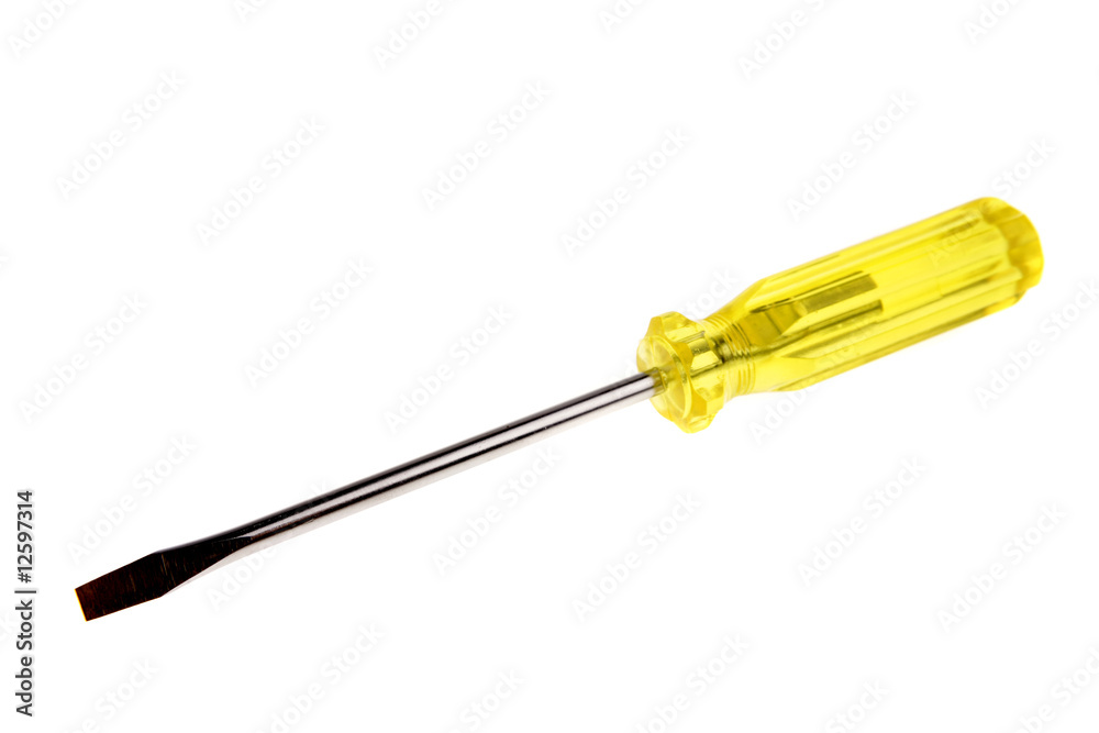 Screwdriver isolated on white background Screwdriver isolated on white background