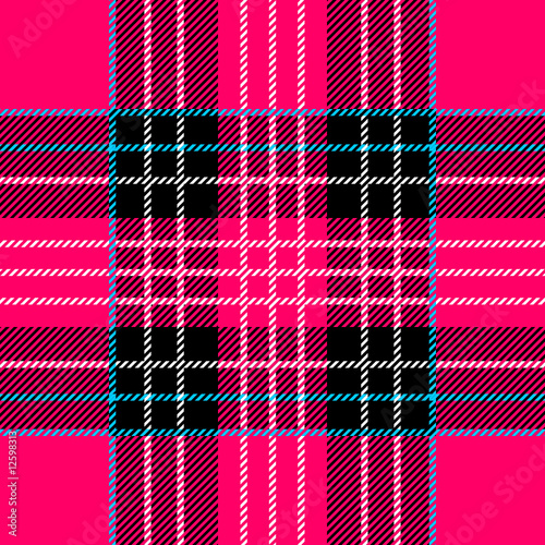 tartan muster pinkt