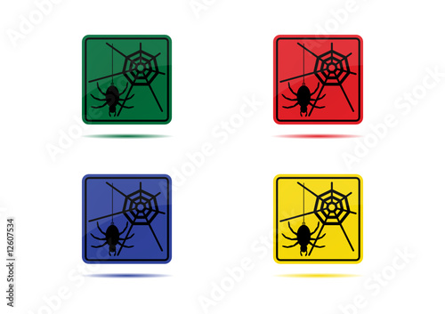 Web/Internet Icon (4 Color Variations)