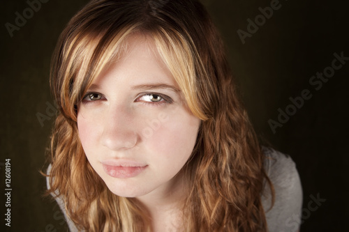 Slika na platnu Skeptical Teenage Girl