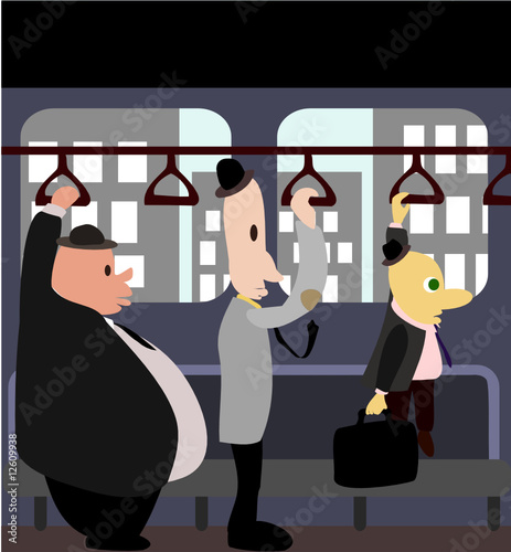Men on Train