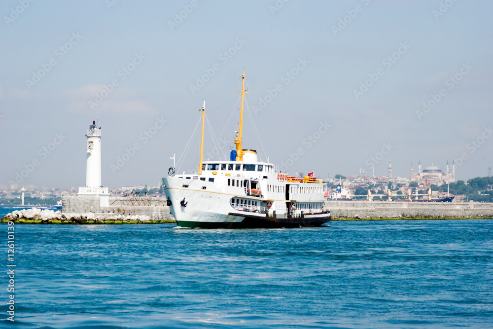 Passenger boat in Istanbul