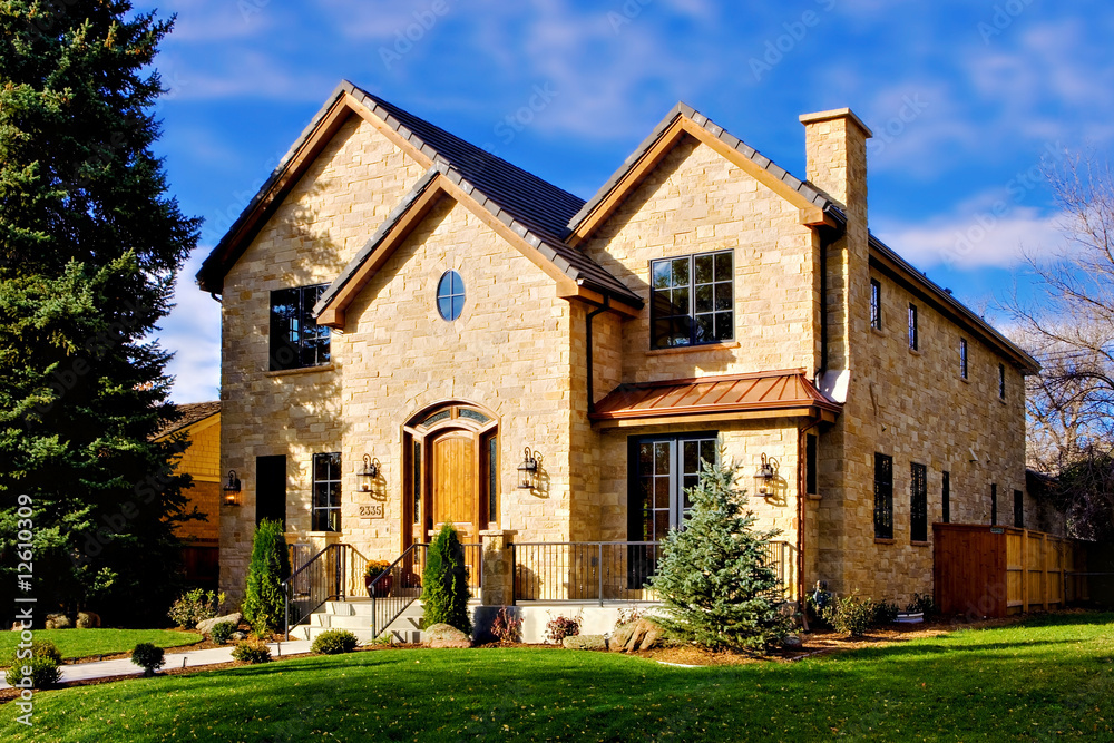 Luxury Home in Morning Light