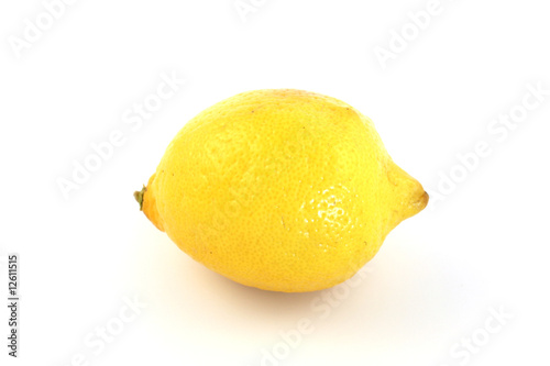 lemon close up in studio
