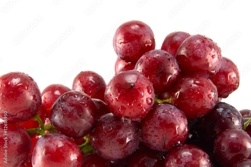 Red ripe grape Red ripe grape