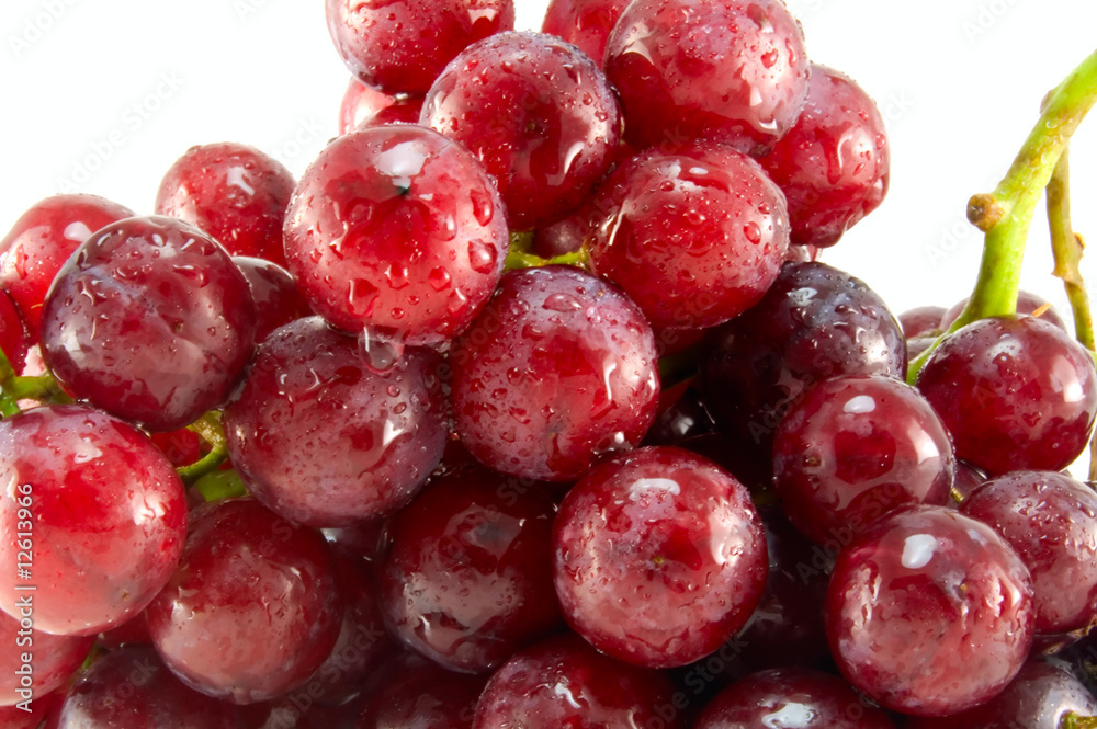Red ripe grape Red ripe grape