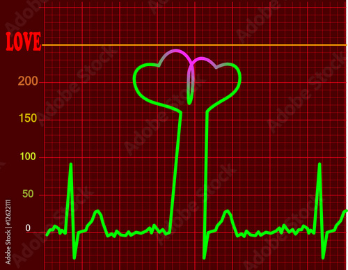 Love-cardiology concept.