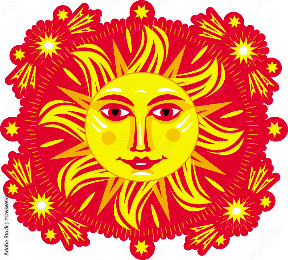 Sun.Vector Illustration Sun.Vector Illustration