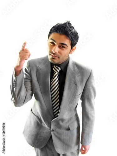 Businessman angry