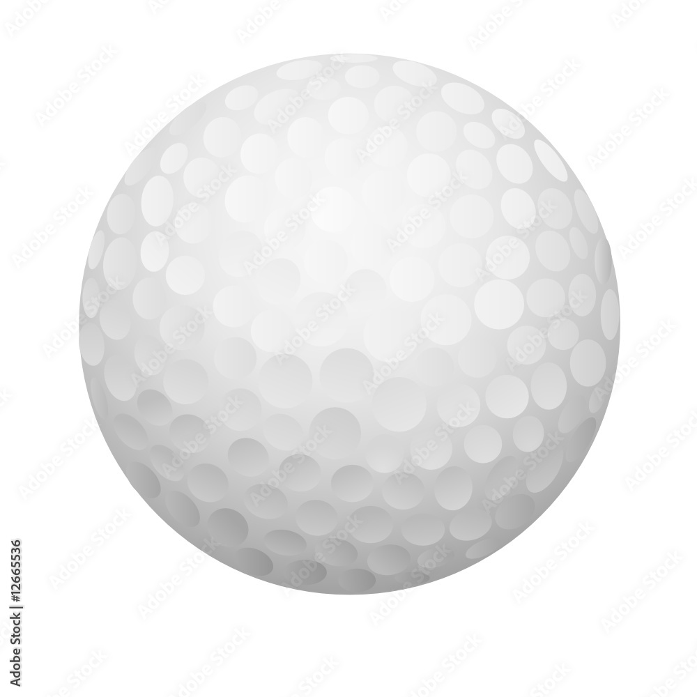 a vector illustration a golf ball a vector illustration a golf ball