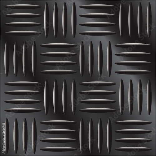 Vector illustration of dark metal crosshatch pattern