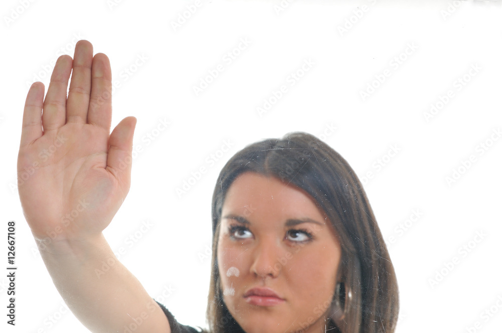 woman hand screeen woman hand screeen