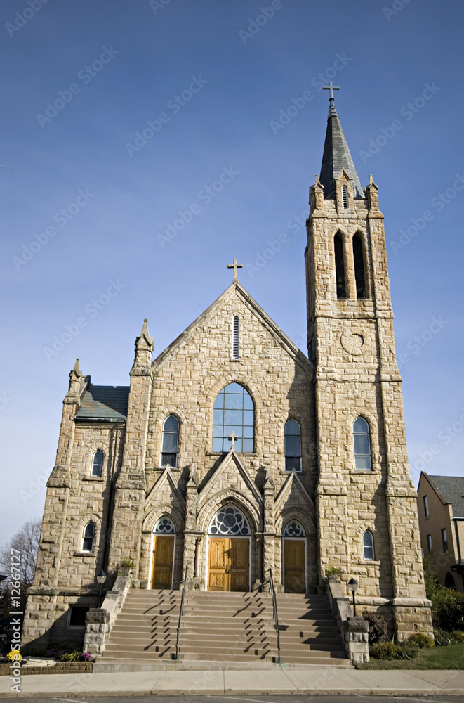 Catholic Church Made of Stone