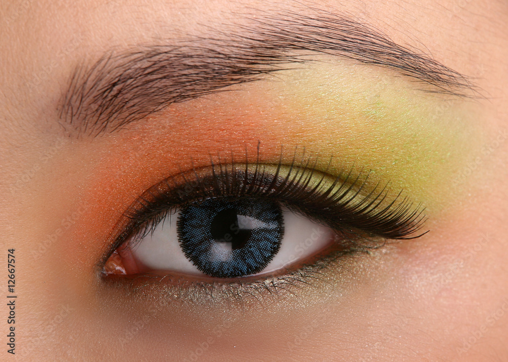 Fototapeta premium closeup of female eye
