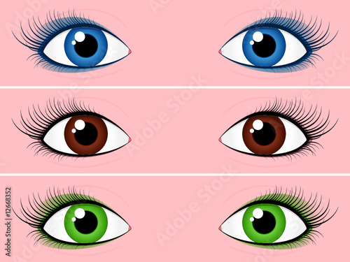 Female eye collection