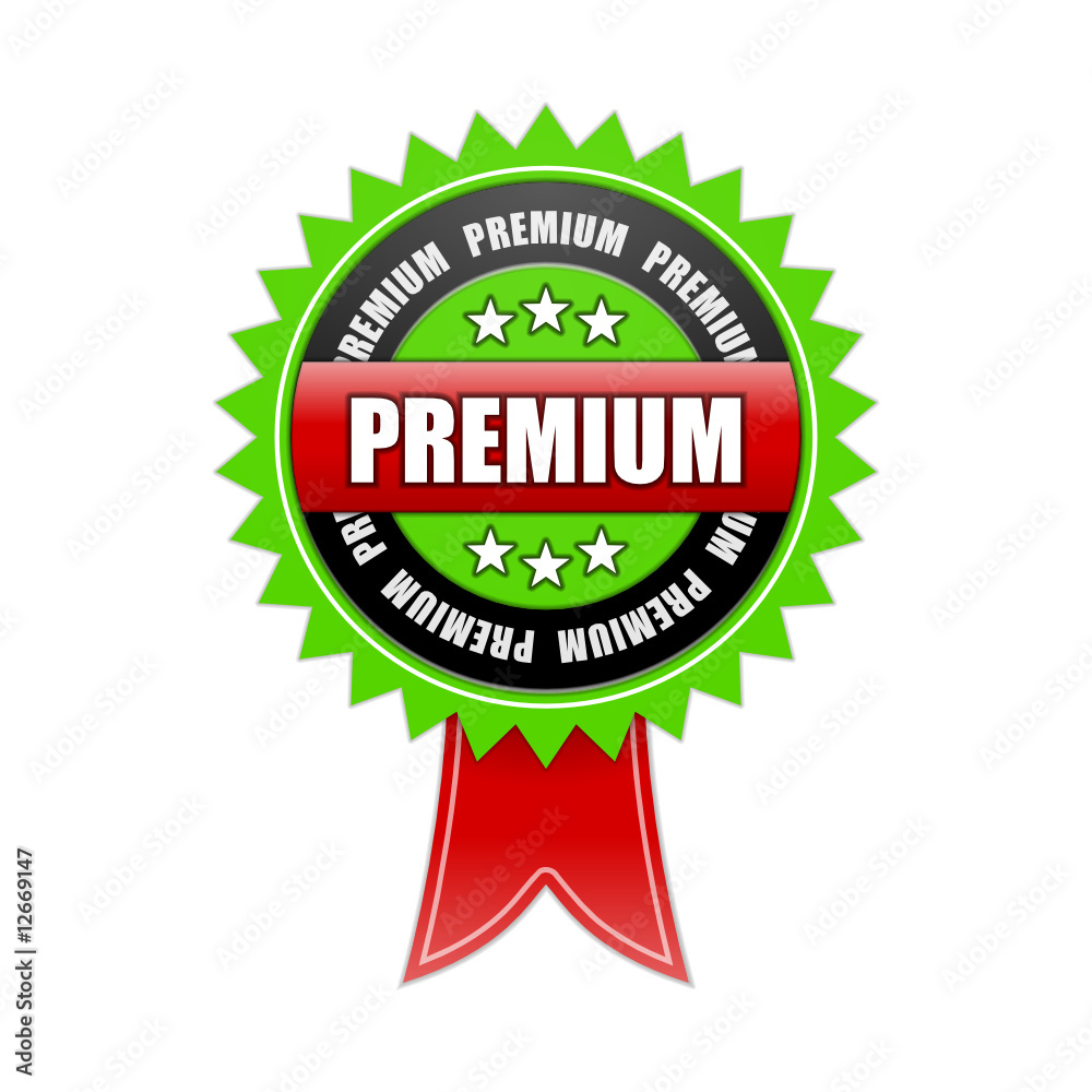 Obraz premium premium siegel grün