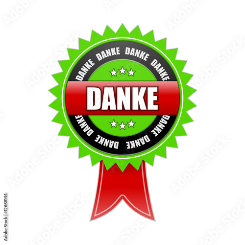 danke siegel grün