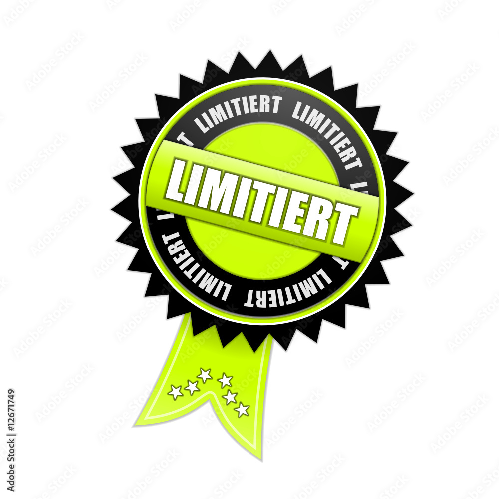 limitiert siegel grün limitiert siegel grün