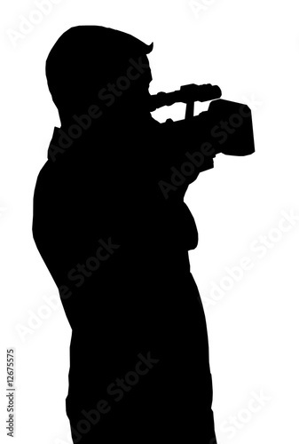 Obraz na plátně operatore tv