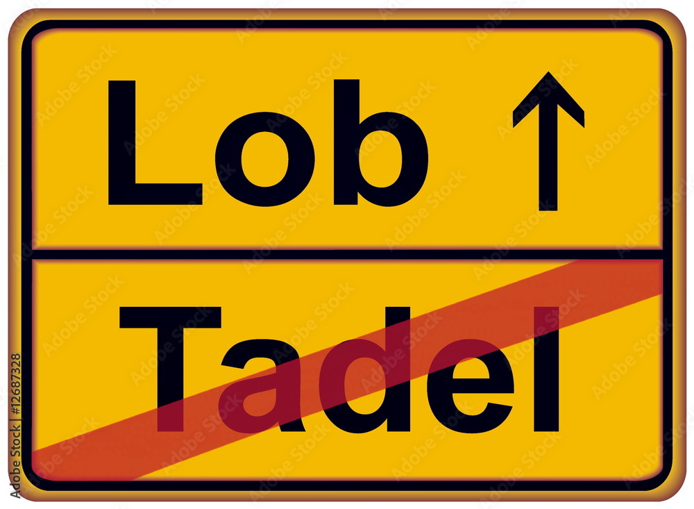 Lob – Tadel Stock-Illustration | Adobe Stock