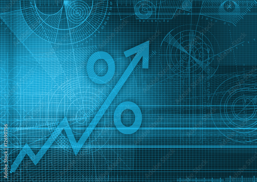 Fototapeta premium growing up percent turquoise