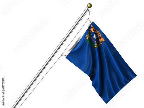 Isolated Nevada Flag