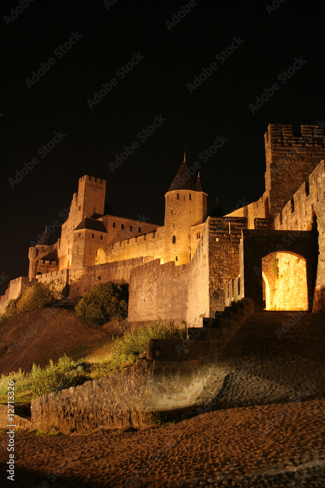 Carcassonne bei Nacht