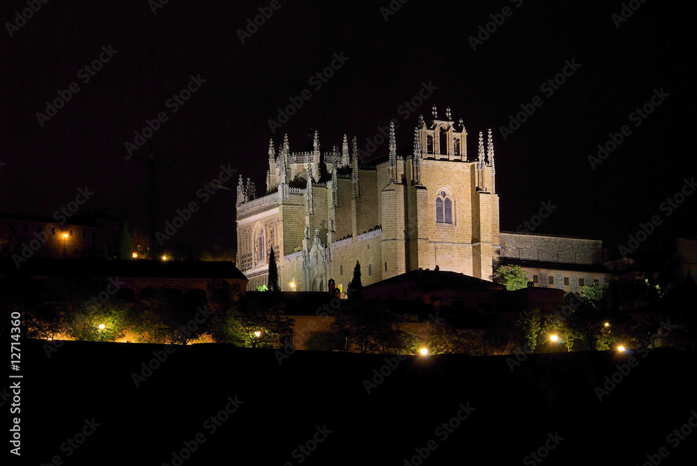 Toledo Kloster Nacht - Toledo monastery night 01