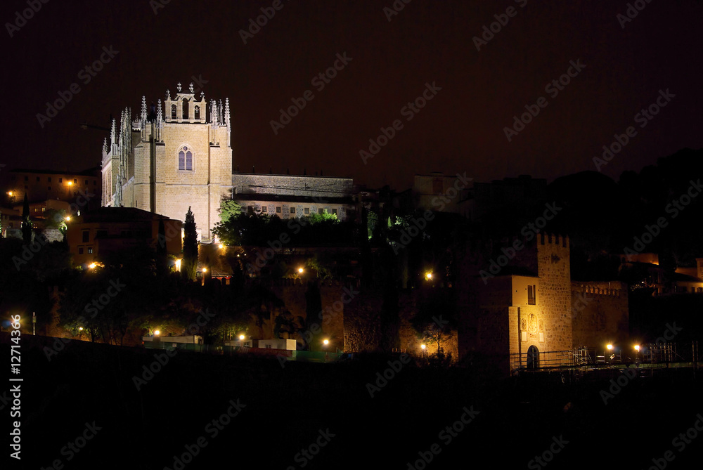 Toledo Kloster Nacht - Toledo monastery night 02
