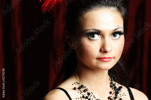 Fotografie Sexy moulin rouge girl