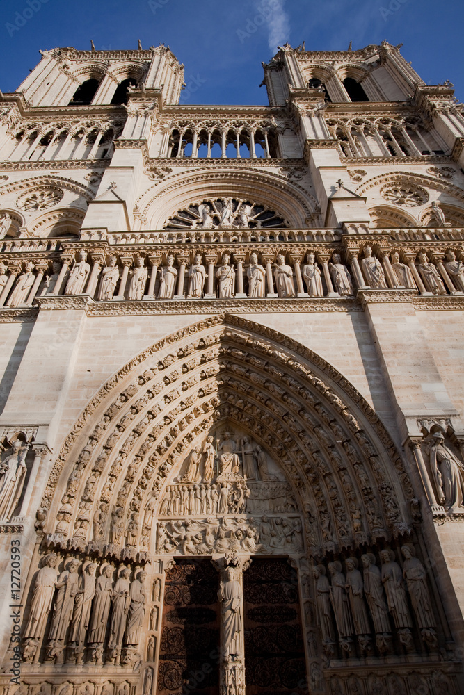 Facade de Notre Dame