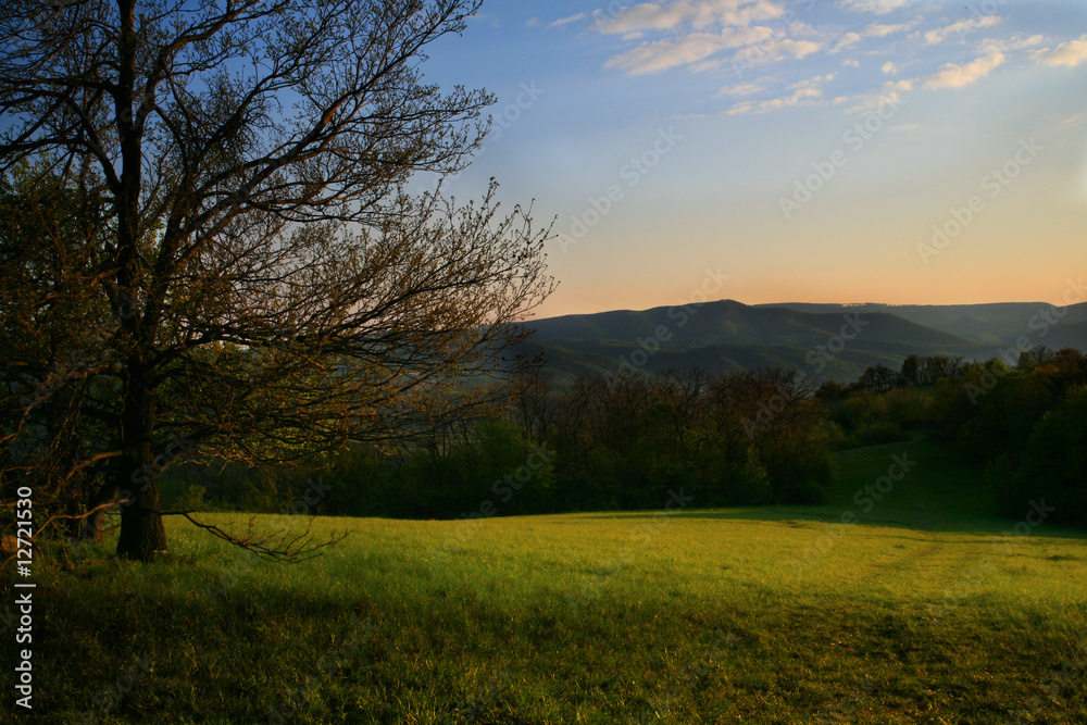 Fototapeta premium After the sunset