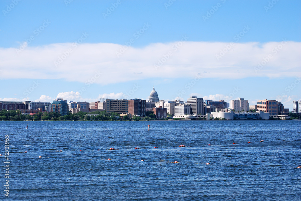 Fototapeta premium Madison Wisconsin Skyline