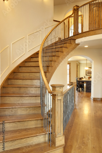 Entrance Curved Staircase