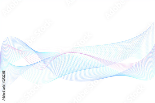 Abstract blue purple vector water waves