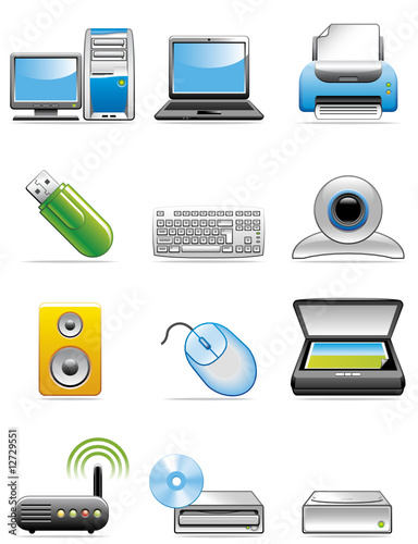 Computer devices icons