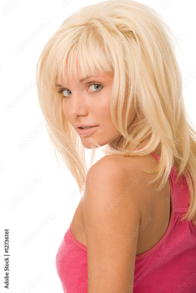 blond woman
