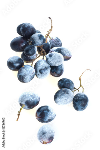 Grapes frozen.
