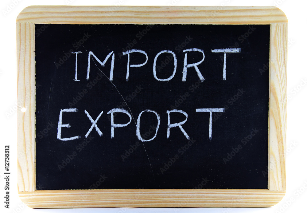 Obraz premium import export