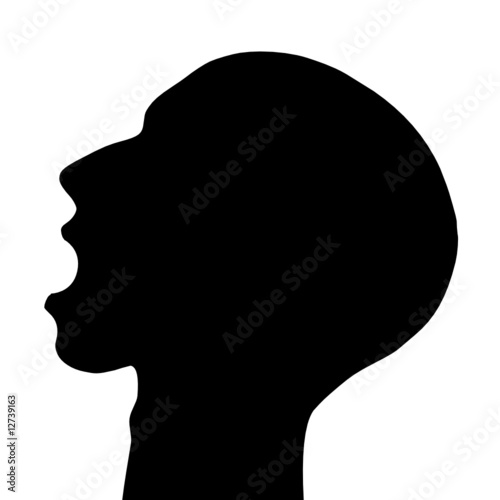 person gähnend
