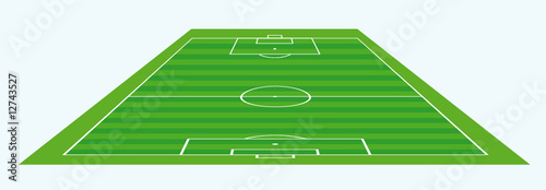 Aerial View of Soccer Field